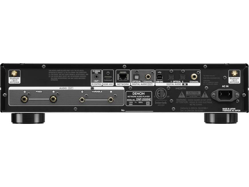 Denon DNP-2000NE (Black) Streaming music player and preamplifier