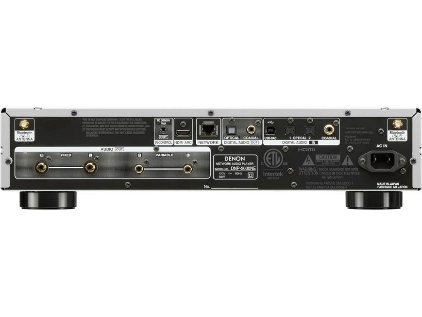 Denon DNP-2000NE (Silver) Streaming music player and preamplifier