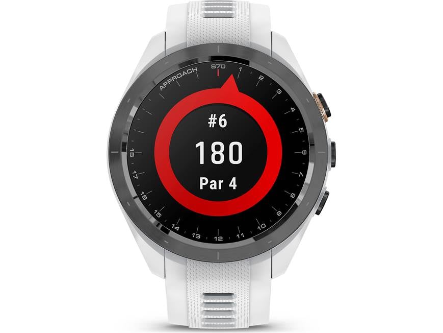 Garmin Approach® S70 (42 mm, Black Bezel with White Band) Golf GPS