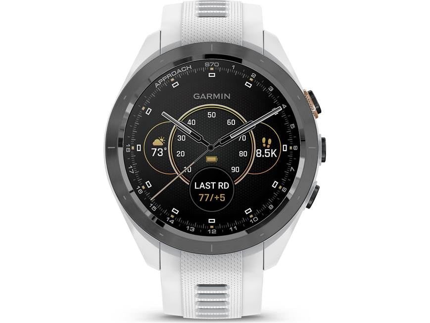 Garmin Approach® S70 (42 mm, Black Bezel with White Band) Golf GPS