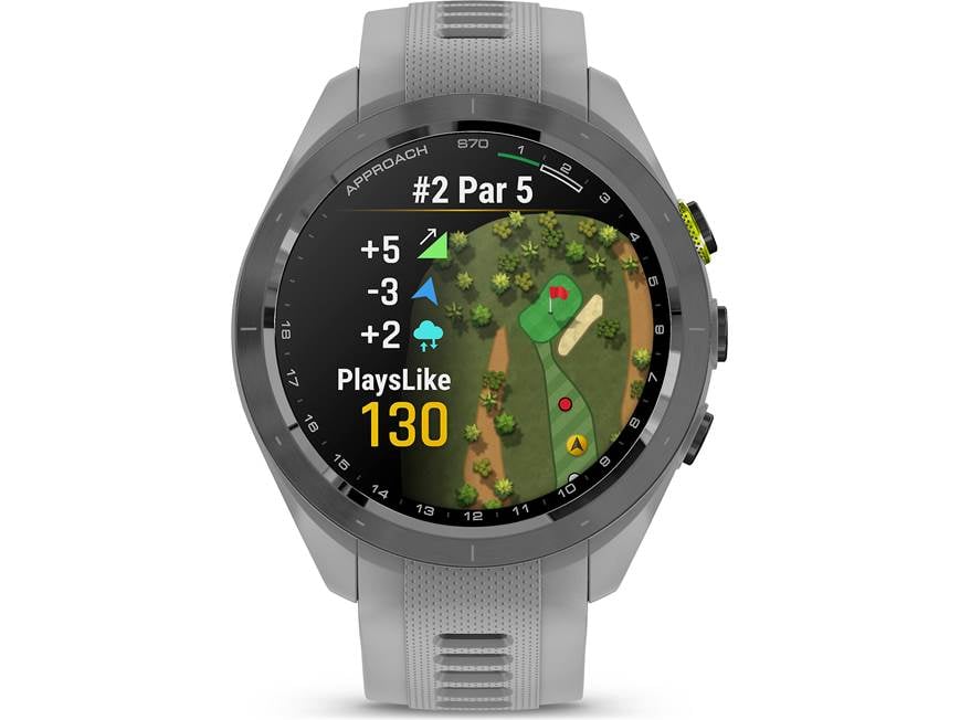 Garmin Approach® S70 (42 mm, Black Bezel with Powder Gray Band