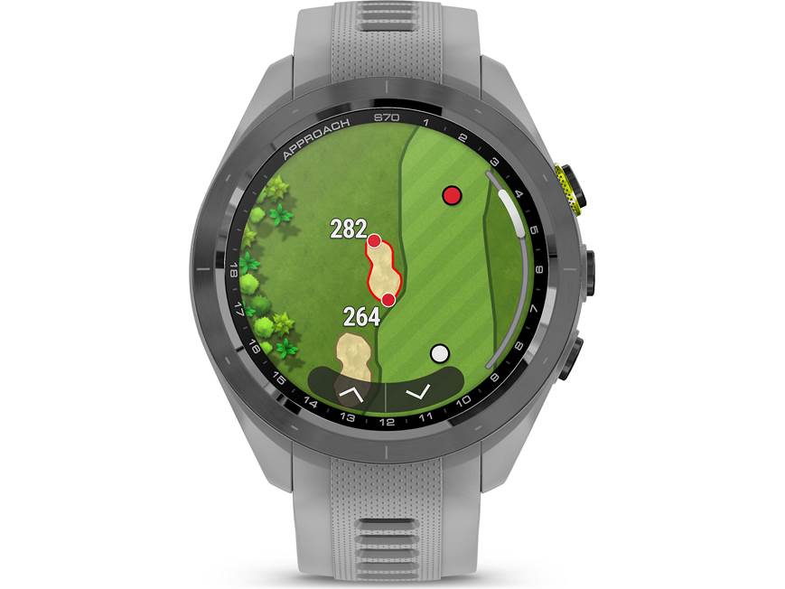 Garmin Approach® S70 (42 mm, Black Bezel with Powder Gray Band