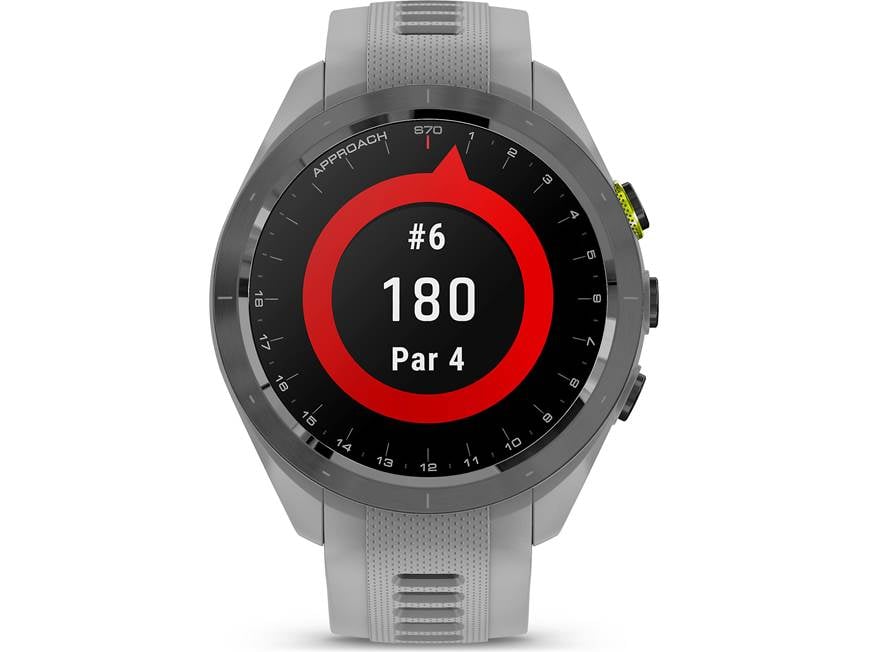 Garmin Approach® S70 (42 mm, Black Bezel with Powder Gray Band