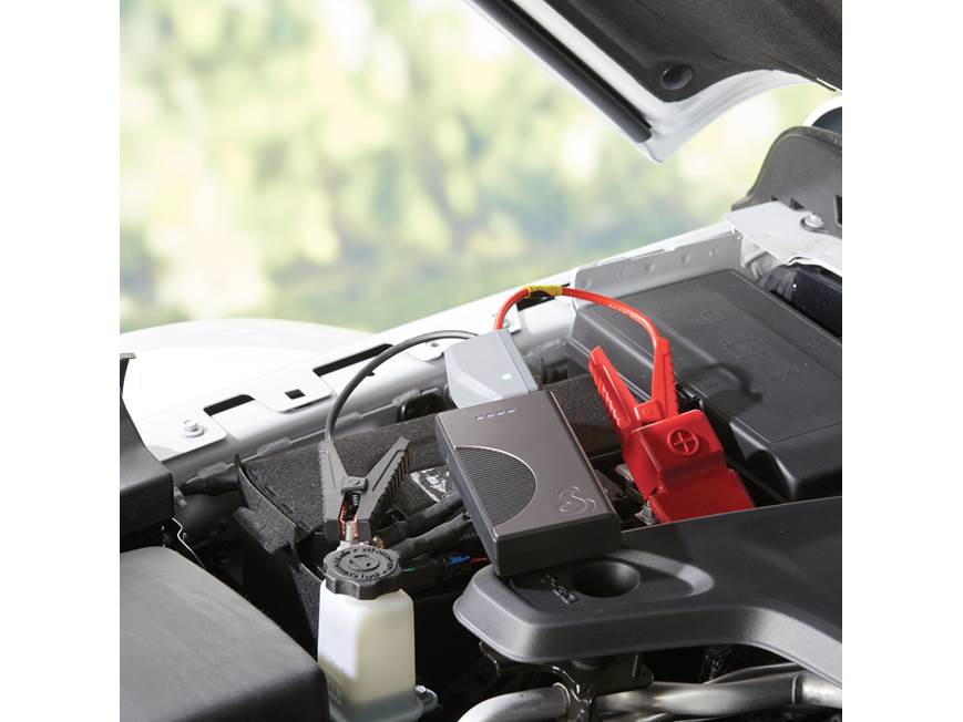 Cobra CPJS800A 800-amp jump starter and lithium-ion power bank at