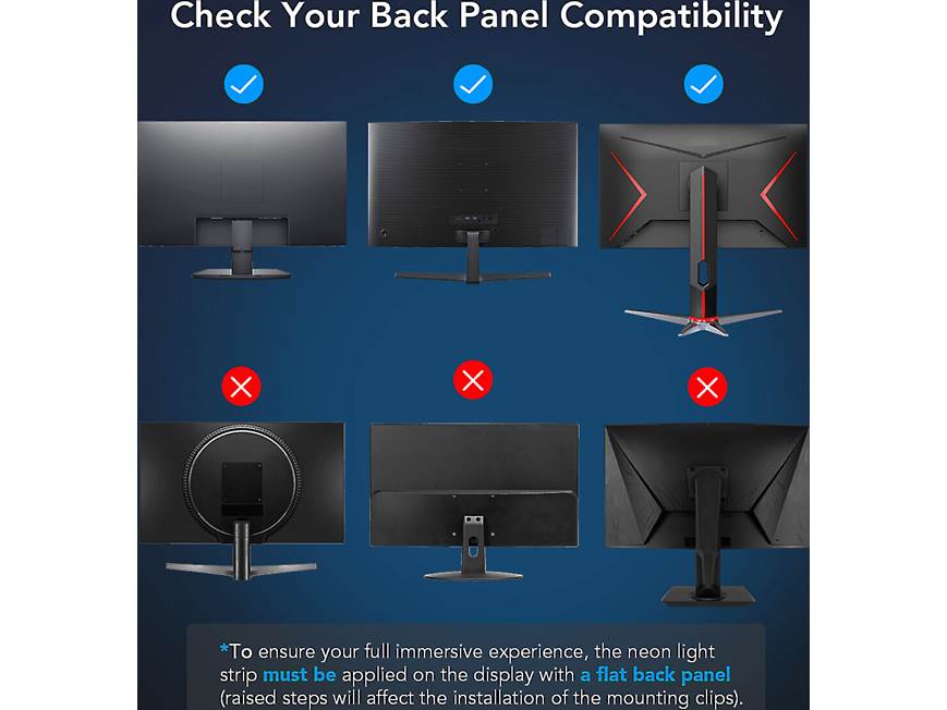 Govee DreamView G1 Pro Gaming Light Kit RGBIC backlight and 2 slim