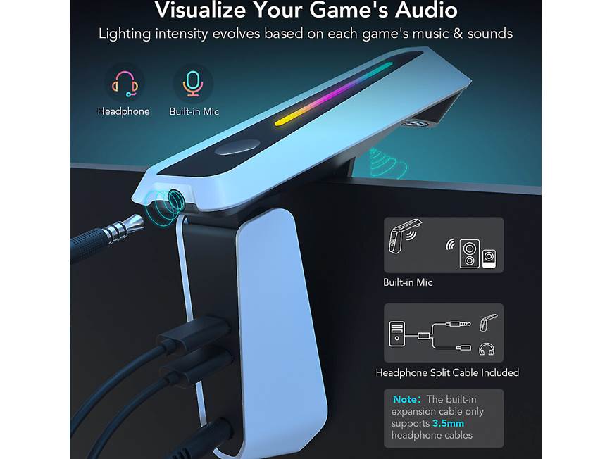 Govee DreamView G1 Pro Gaming Light Kit RGBIC backlight and 2 slim