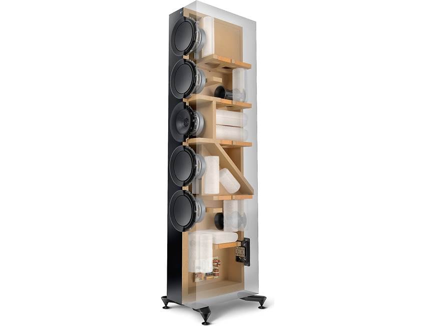 KEF R11 Meta (Walnut) Floor-standing speaker (Walnut) at Crutchfield
