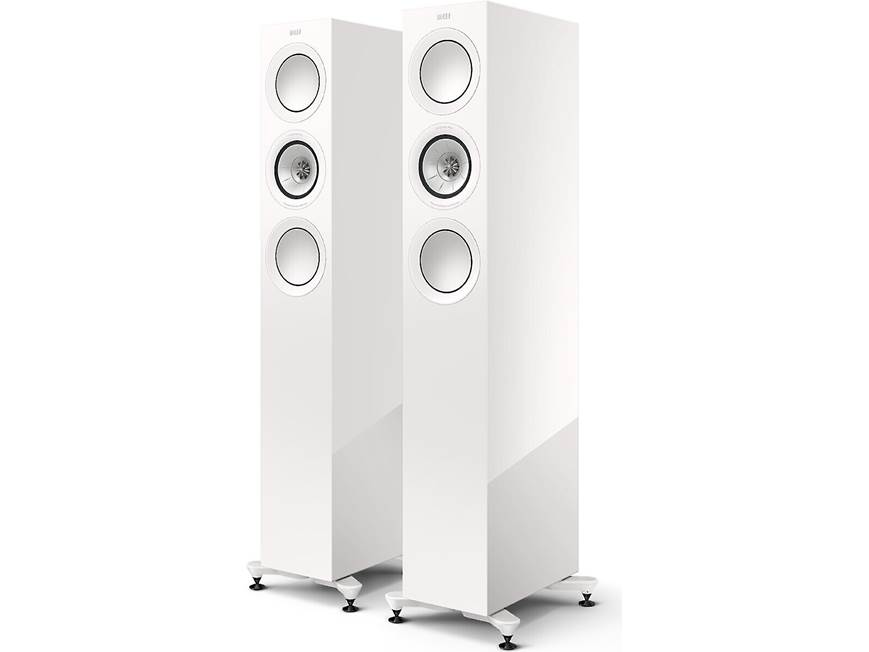 KEF R5 Meta (White Gloss) Floor-standing speaker (White Gloss) at