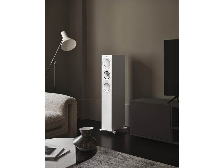 KEF R5 Meta (White Gloss) Floor-standing speaker (White Gloss) at