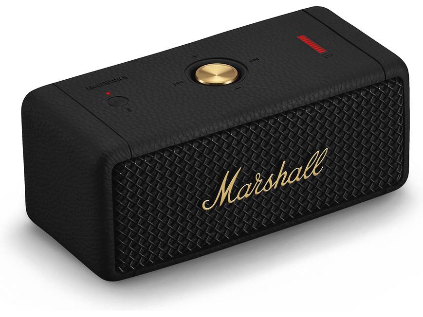 Marshall Emberton II (Black and Brass) Waterproof portable