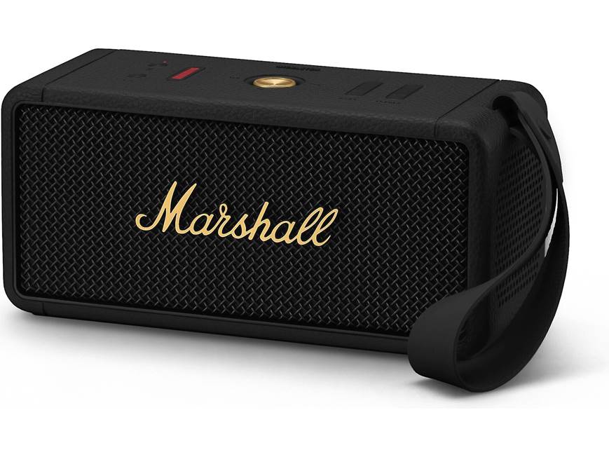 ☆美品☆ Marshall Middleton Bluetooth スピーカー Marshall Middleton (Black and Brass) Waterproof portable Bluetooth