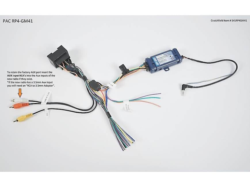 PAC RP4-GM41 Wiring Interface Connect a new car stereo and retain