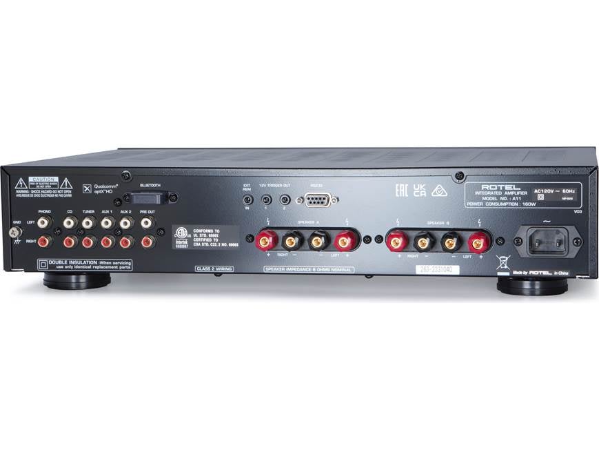 Rotel A11 Tribute (Black) Stereo integrated amplifier with