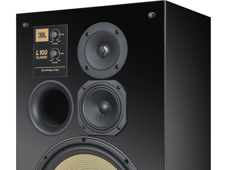 JBL L100 Classic Black Edition Pair of vintage-styled speakers