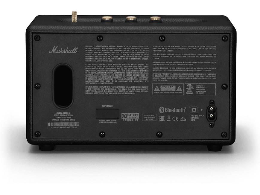 Marshall Acton III (Black) Powered Bluetooth® speaker (Black) at