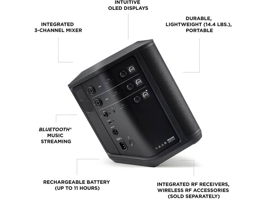 Bose S1 Pro+ Wireless PA System Portable powered PA system with