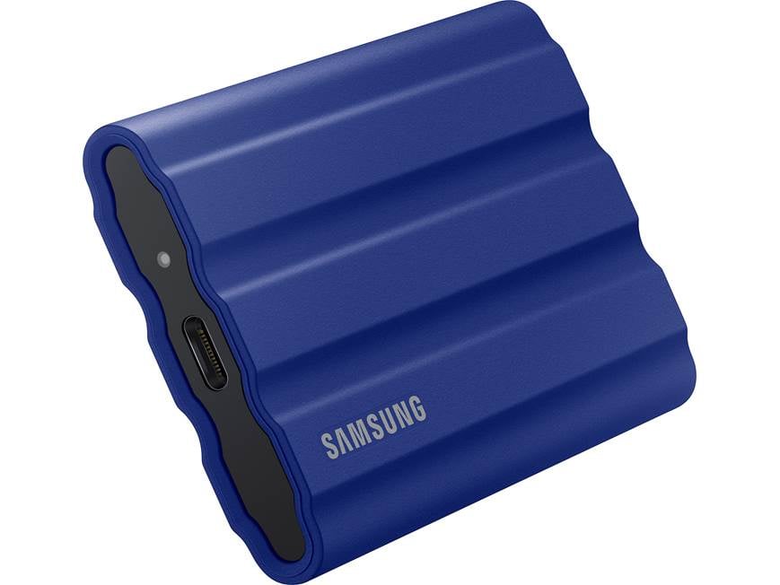 Samsung T7 Shield 1TB (Blue) Portable SSD with USB 3.2 (Blue) at