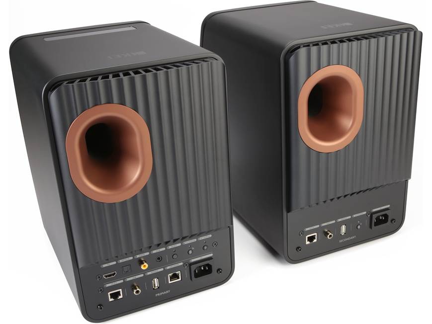 KEF LS50 Wireless II (Carbon Black) Powered stereo speakers with