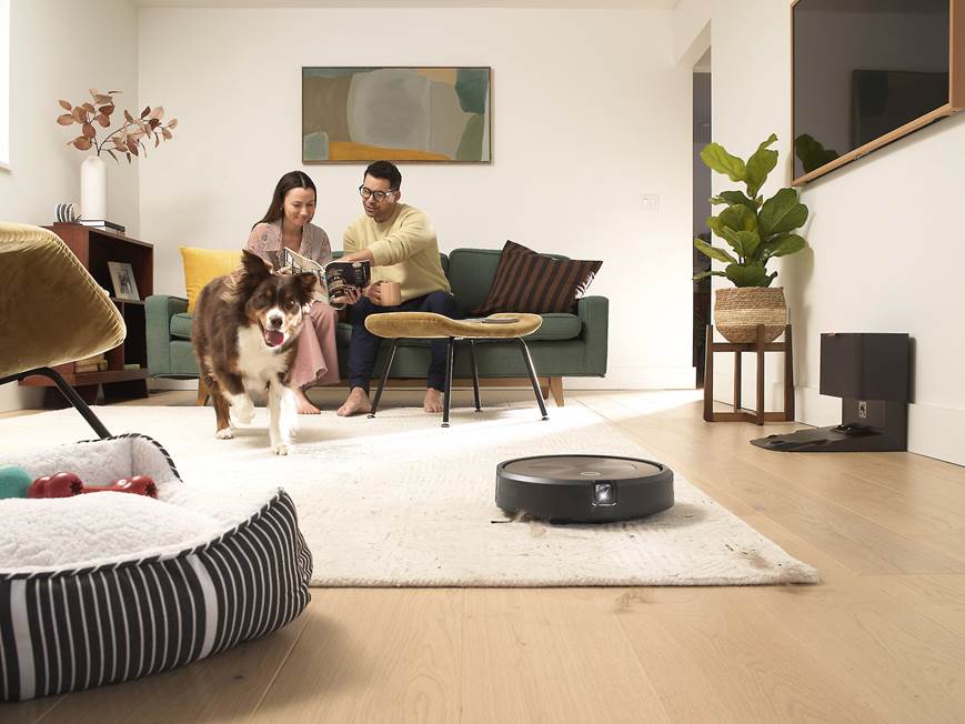 iRobot Roomba j9+ Smart robot vacuum with Wi-Fi and Clean Base® at