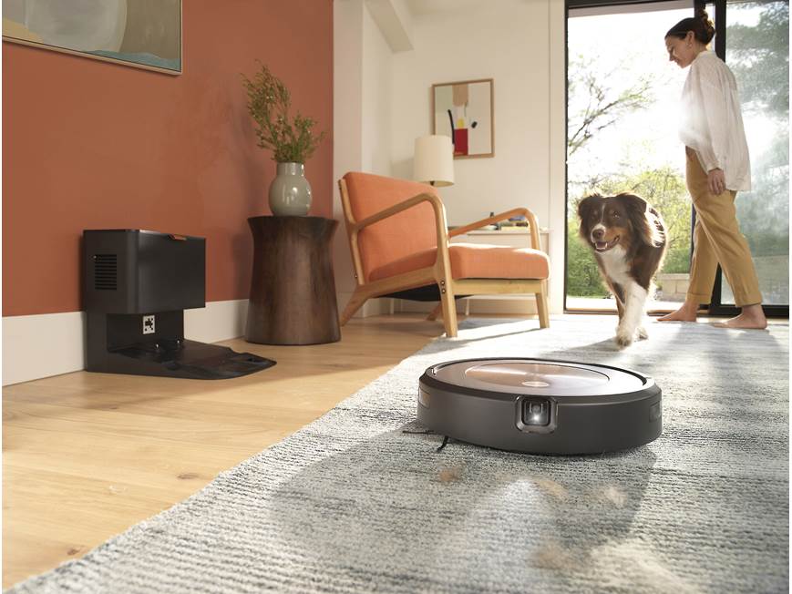 iRobot Roomba j9+ Smart robot vacuum with Wi-Fi and Clean Base® at