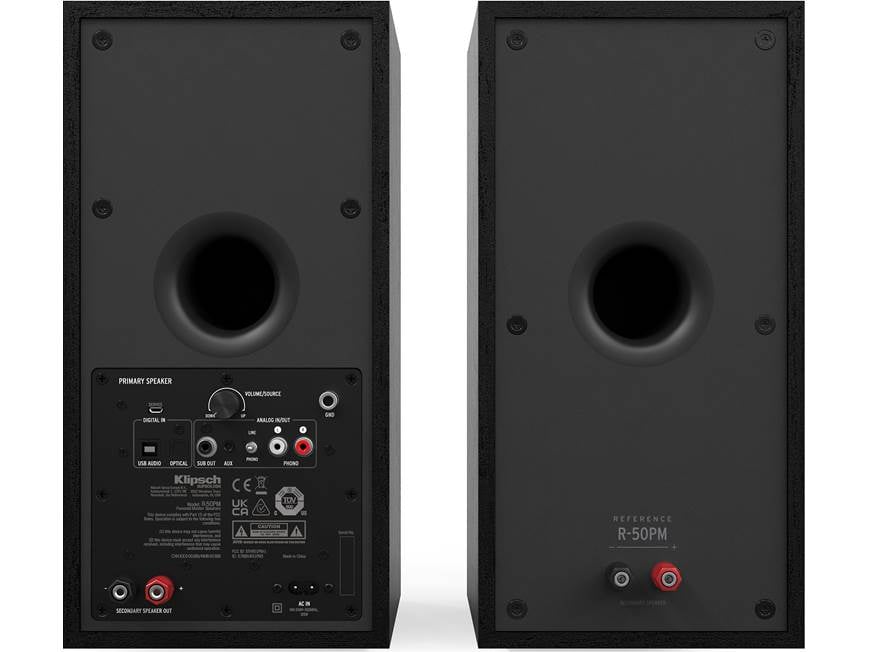 Klipsch R50-PM Powered Bookshelf Speakers