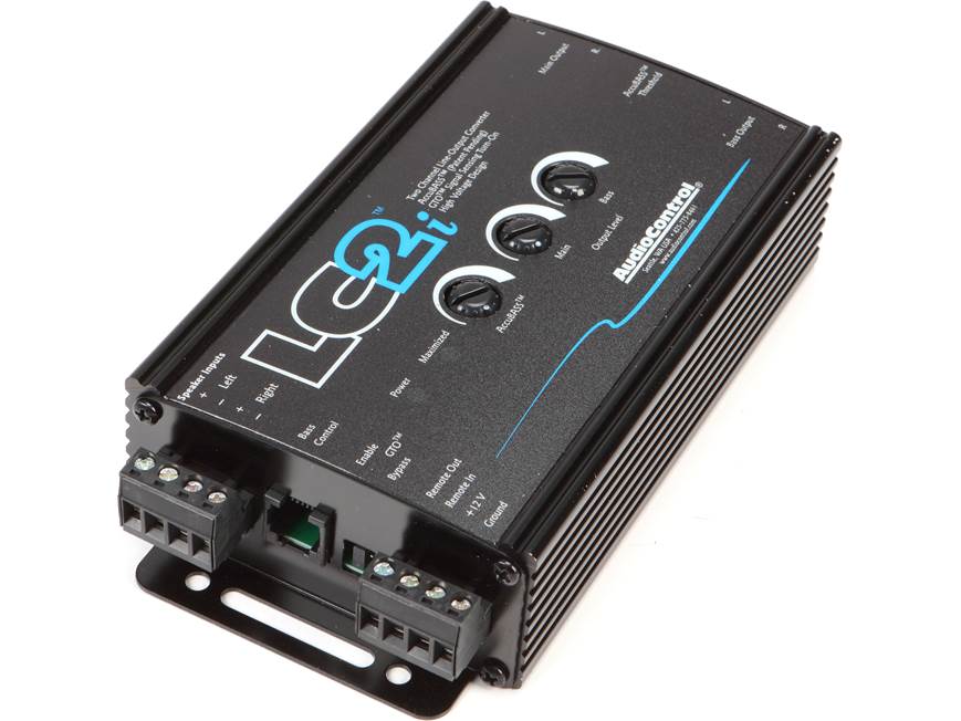 AudioControl LC2i Line Output Converter (Black) 2-channel LOC for