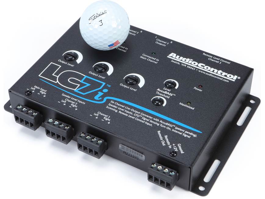 AudioControl LC7i Line Output Converter (Black) 6-channel LOC with