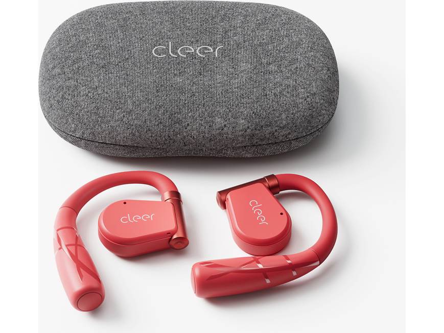 Cleer Arc II Sport (Red) Wireless open-ear earbuds (Red) at