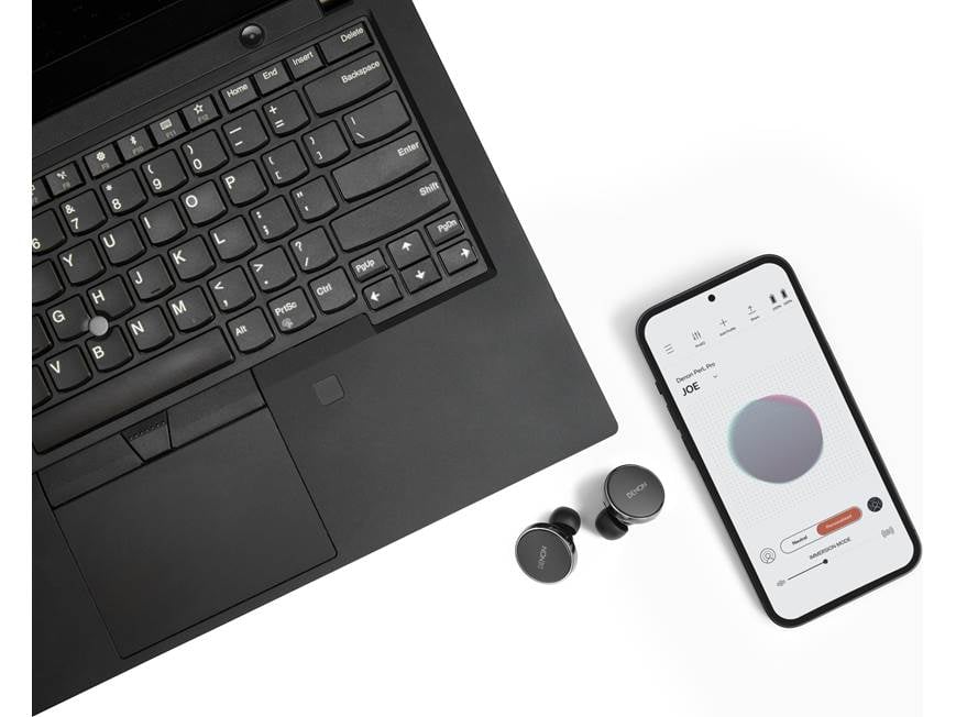 Denon PerL Pro (Black) Wireless noise-canceling earbuds with