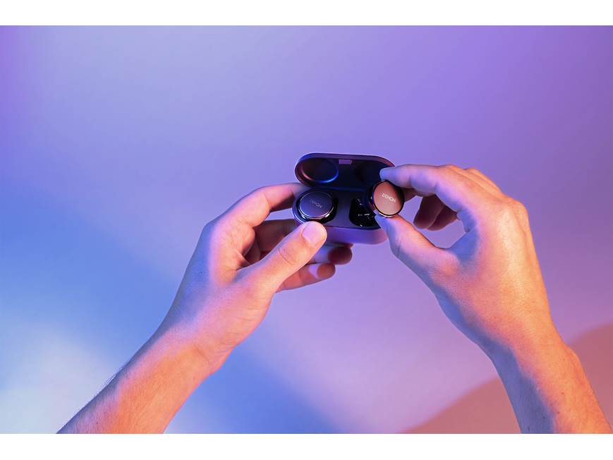 Denon PerL Pro (Black) Wireless noise-canceling earbuds with