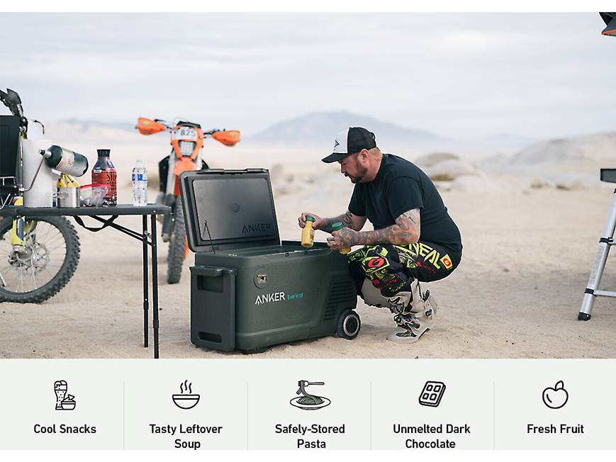 Anker EverFrost Powered Cooler 30 (33 liters/34.9 quarts) Battery-powered  cooler (33 liters/34.9 quarts) at Crutchfield