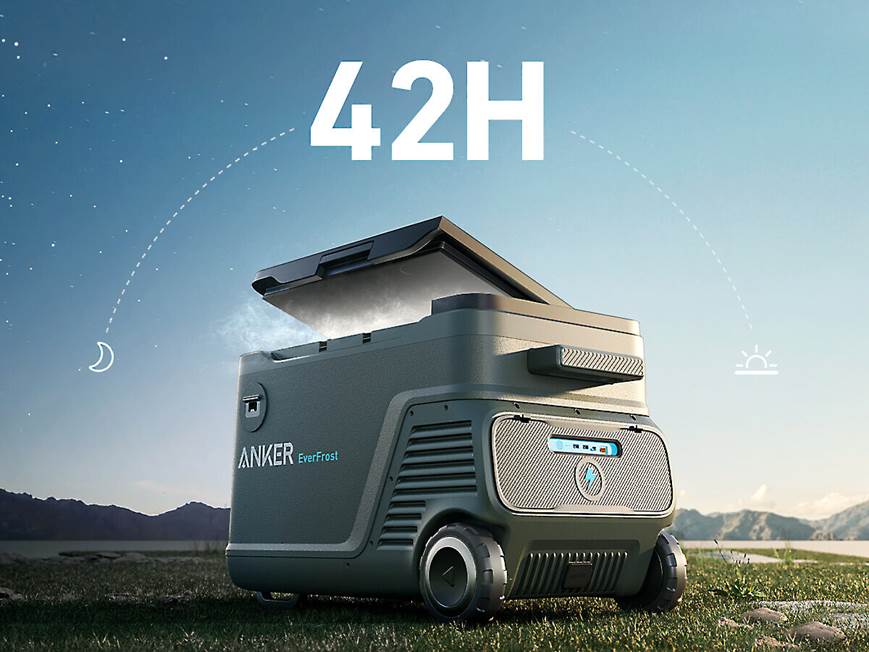 ANKER EverFrost 冷凍庫 キャスター付き 33L Anker EverFrost Powered Cooler 30 (33 liters/34.9 quarts) Battery