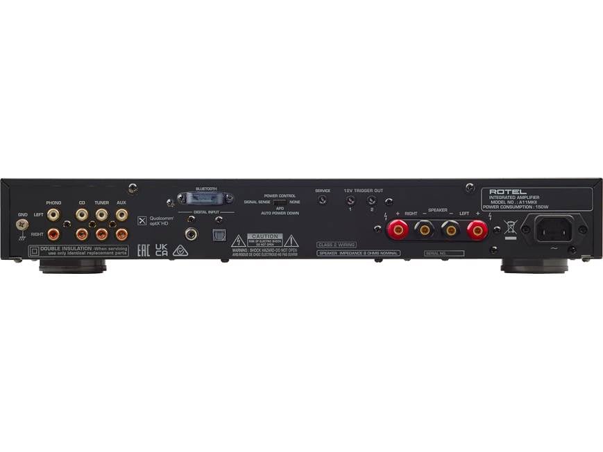 Rotel A11MKII (Silver) Stereo integrated amplifier with Bluetooth