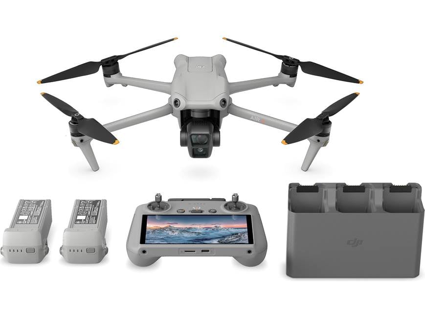 DJI Air 3 Fly More Combo (with DJI RC 2) Aerial drone bundle with 