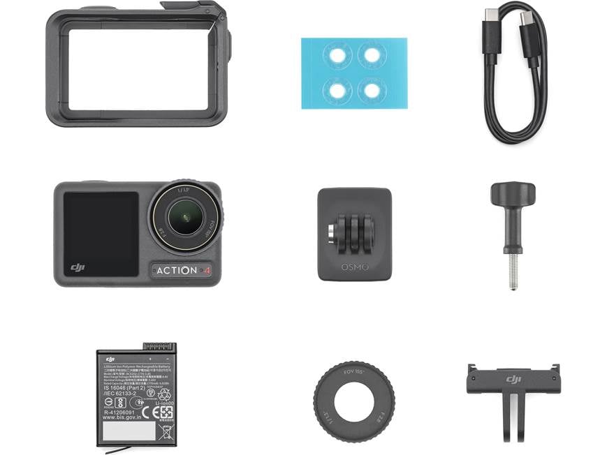 DJI Osmo Action 4 Standard Combo 4K Ultra HD action camera with