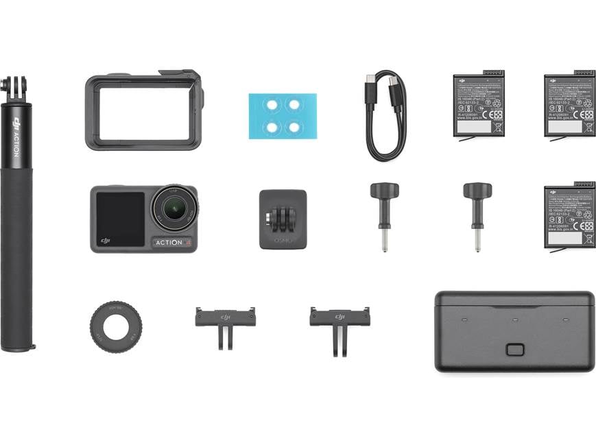 Dji osmo action4 アクセサリー付き DJI Osmo Action 4 Adventure Combo 4K Ultra HD action camera with