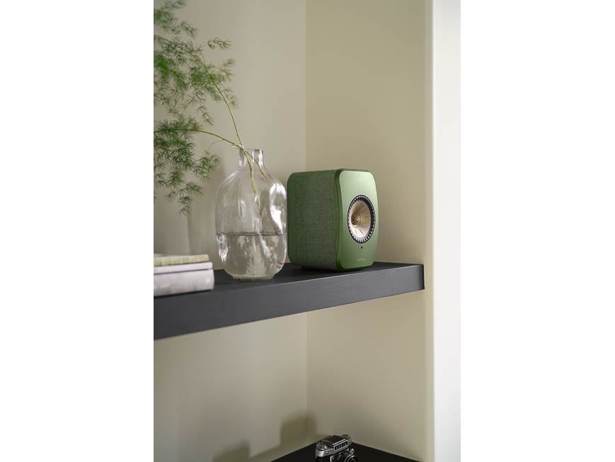 KEF LSX II (Olive Green, Fabric) Powered speakers with Wi-Fi