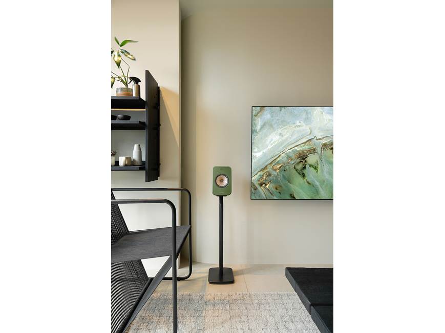 KEF LSX II (Olive Green, Fabric) Powered speakers with Wi-Fi