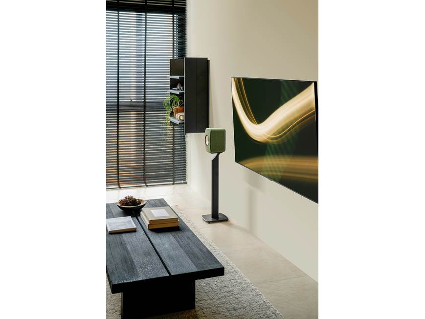 KEF LSX II (Olive Green, Fabric) Powered speakers with Wi-Fi