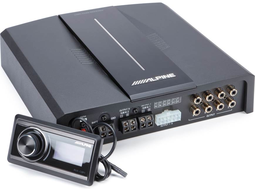 Alpine PXE-C80-88 OPTIM8™ 8-channel Hi-Res car amplifier with