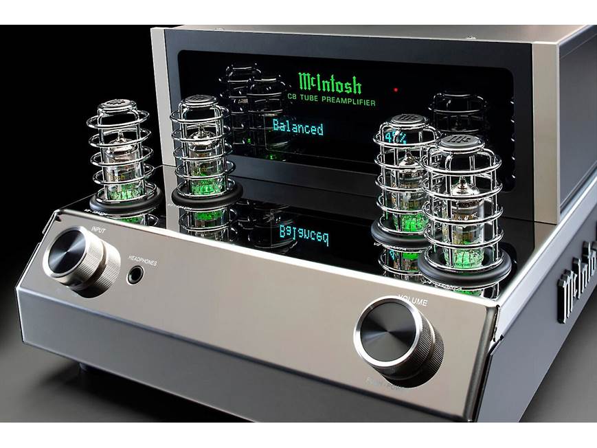 McIntosh C8 Tube-powered stereo analog preamplifier at Crutchfield