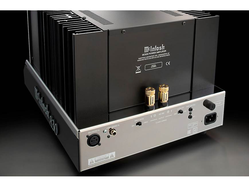 McIntosh MC830 One-channel solid state amplifier at Crutchfield