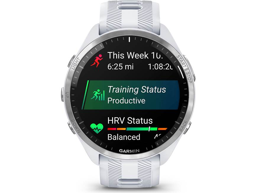 Garmin Forerunner® 965 (Titanium bezel with Whitestone case and