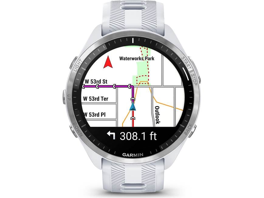 Garmin Forerunner® 965 (Titanium bezel with Whitestone case and