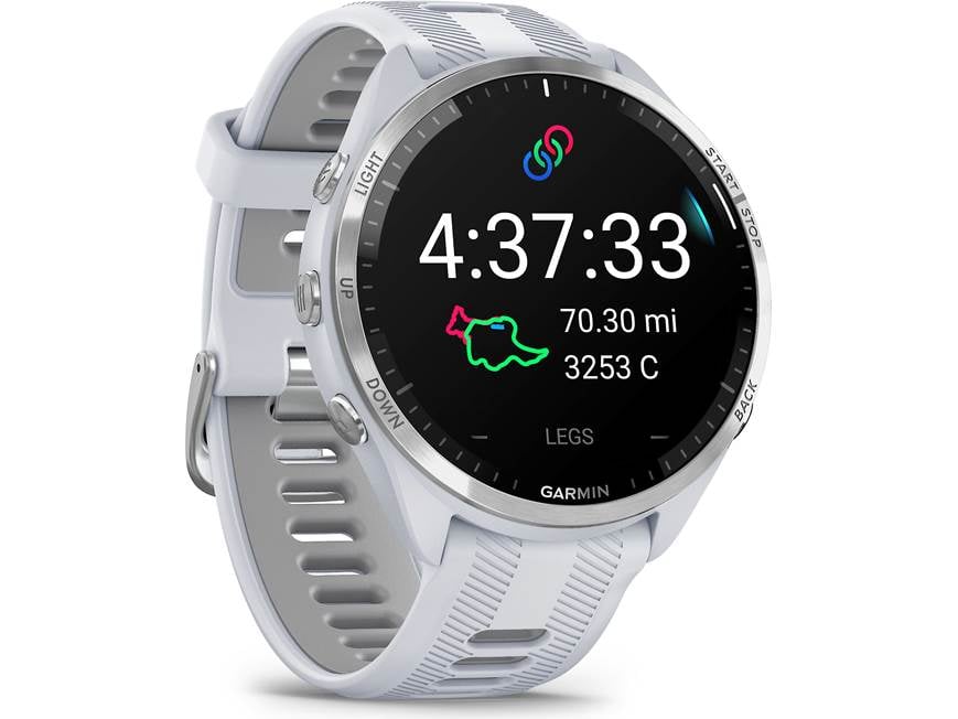 Garmin Forerunner® 965 (Titanium bezel with Whitestone case and