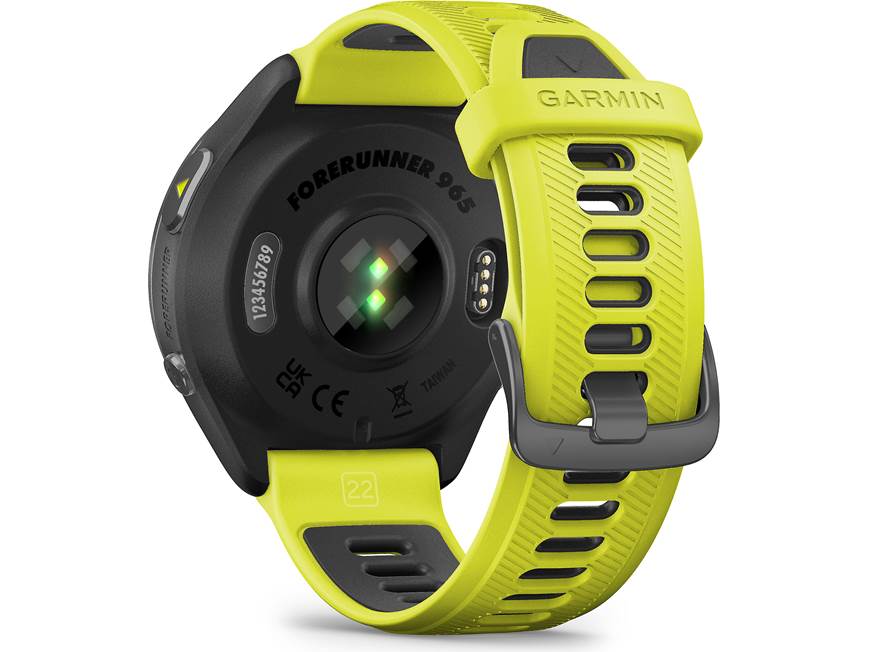 Garmin Forerunner® 965 (Carbon Gray DLC Titanium bezel with Black