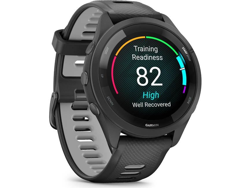 Garmin Forerunner 265 (Black bezel with Aqua case and Aqua/Black 