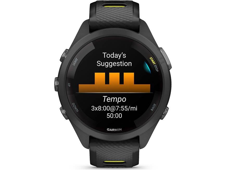 Garmin Forerunner 265S (Black bezel and case with Black/Amp Garmin Forerunner 265S (Black bezel and case with Black/Amp