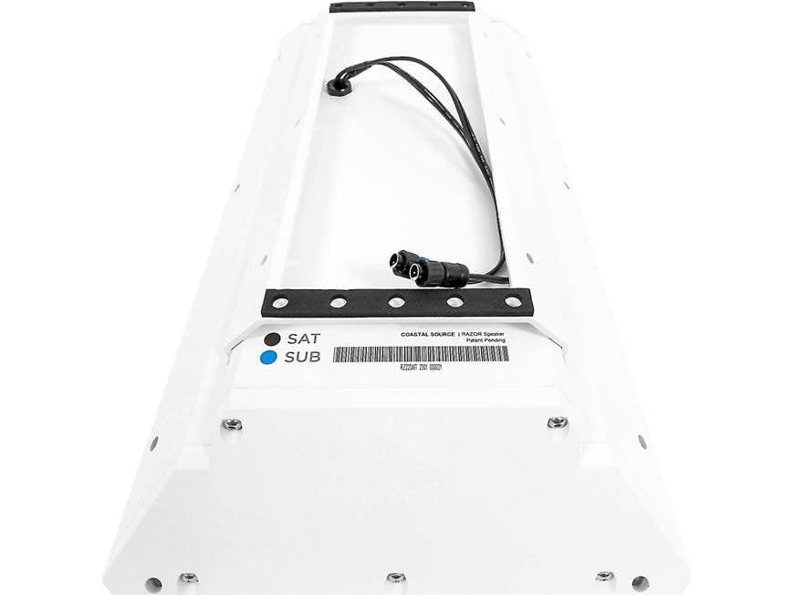 Coastal Source Razor RZ220 (White) Low-profile 3-way outdoor