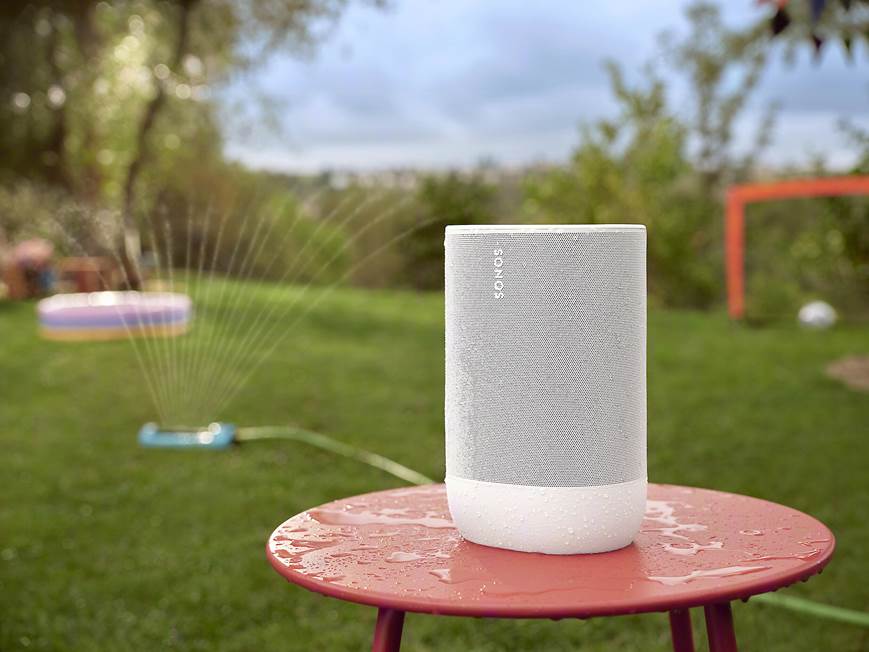 Sonos Era 100 and Move 2 Bundle (White) Indoor and outdoor